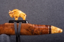 Tasmanian Blackwood Burl Native American Flute, Minor, Low F-4, #Q14F (11)